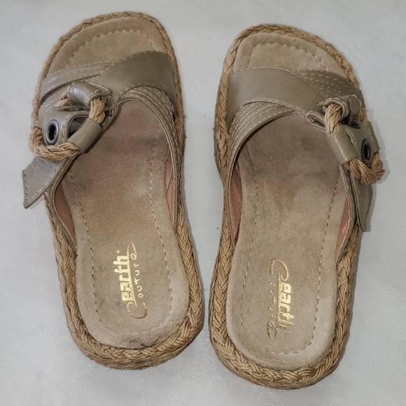 NIB Earth Couture St. Tropez Espadrille Sandals - Picture 4 of 9